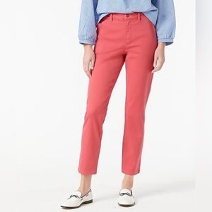 J. Crew Scout Cropped Pants Salmon Pink Size 4